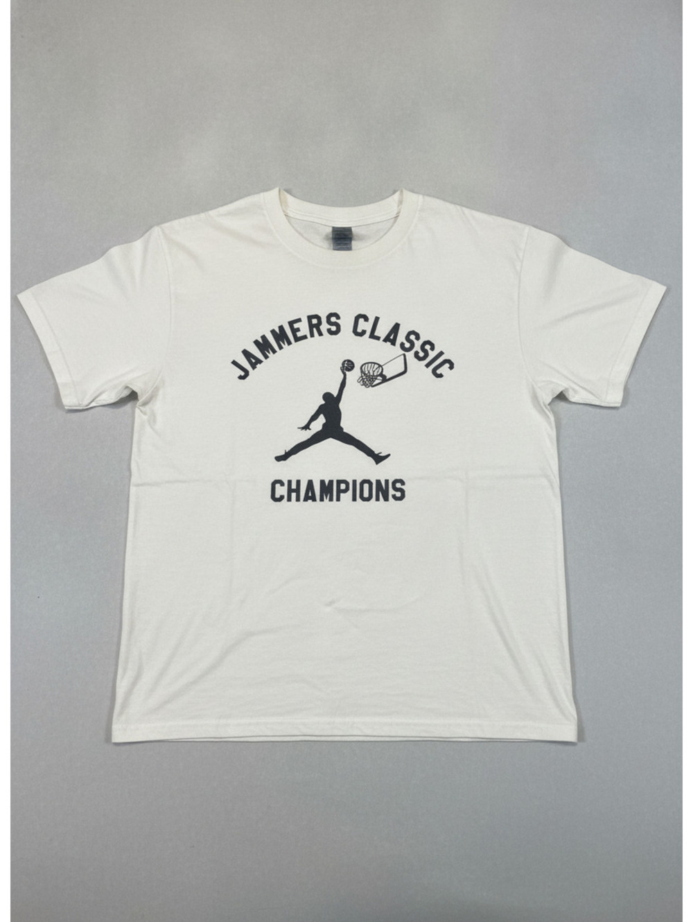 Jammers Classic Men's T-Shirt Casual Graphic Logo White Medium